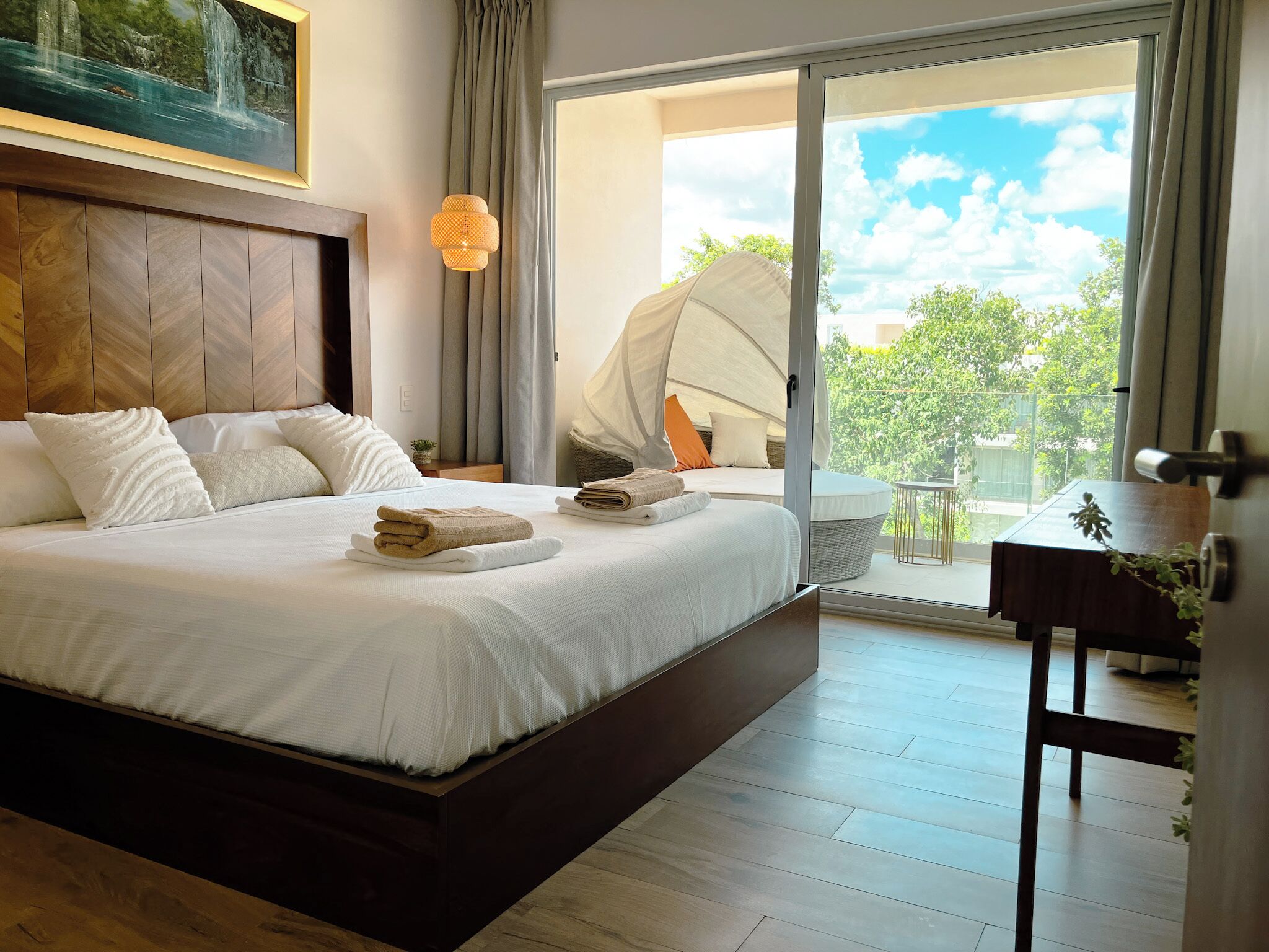 Exclusive Condo, Garden View | Premium bedding, individually decorated, individually furnished