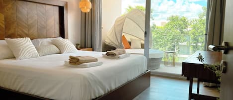 Exclusive Condo, Garden View | Premium bedding, individually decorated, individually furnished