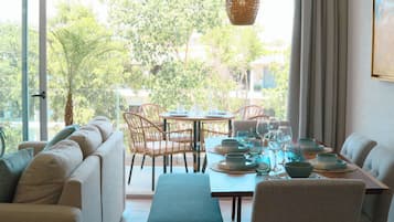 Exclusive Condo, Garden View | Dining room