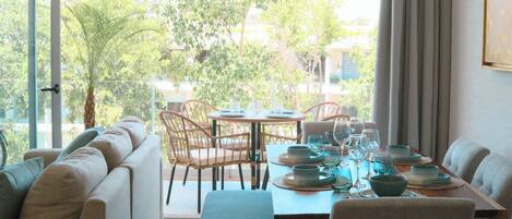 Exclusive Condo, Garden View | Dining room