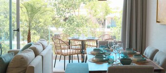 Stylish Playacar Condos w Balcony & Pool