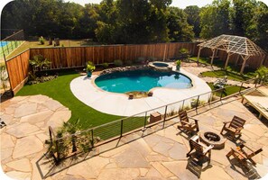 Outdoor pool - Seven Star Silo - stay in luxury while you take in the tranquility of the Ranch! (Valley View)