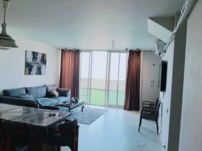 3-bedroom villa in gorgeous Suez Governorate with AC, fitness room