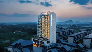 Front of property - evening/night