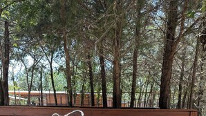 A wooden sign with "WELCOME TO THE RANCH" written in white, surrounded by sunflowers. - The Oasis - a shabby-chic, glamping escape to the wild side at Oak Meadow Ranch (Valley View)
