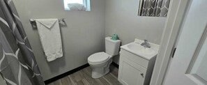 Room, 1 King Bed, Non Smoking | Bathroom | Free toiletries, towels - Rocky Mount Motel near Hwy 220 (Rocky Mount)
