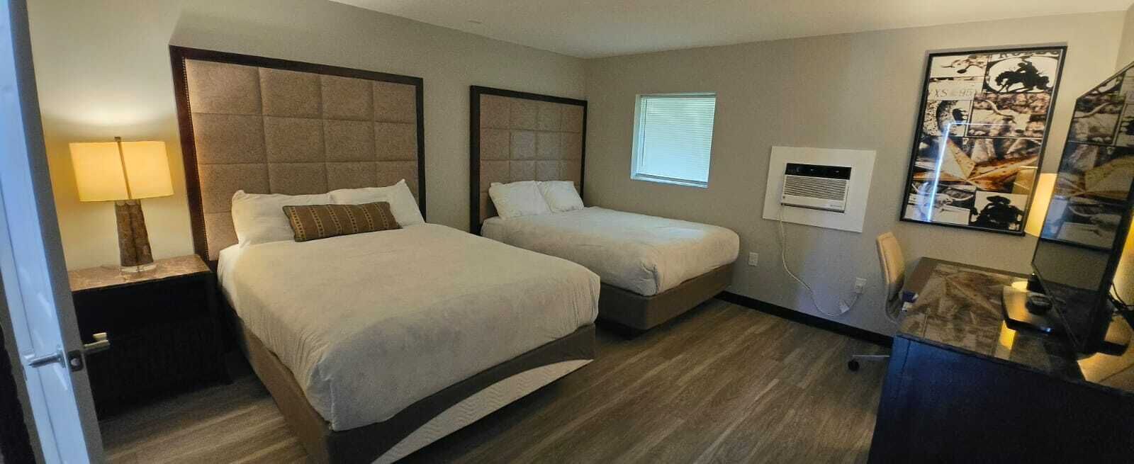 Room, 2 Queen Beds | Desk, iron/ironing board, free WiFi, bed sheets