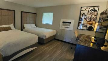 Room, 2 Queen Beds | Desk, iron/ironing board, free WiFi, bed sheets