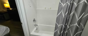 Room, 2 Queen Beds | Bathroom | Free toiletries, towels - Rocky Mount Motel near Hwy 220 (Rocky Mount)
