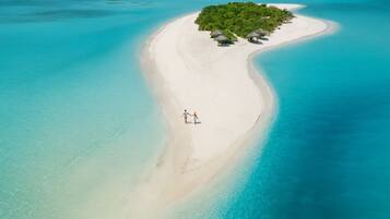 Beach nearby, white sand
