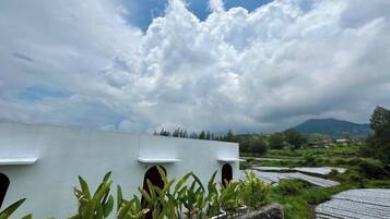 Blick von der Unterkunft