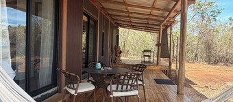 2-bedroom Oceanfront country house on two acres near Playa Marbella.