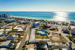 Aerial view - Coastal Charm |  Play in the Sand, not snow! (Panama City Beach)
