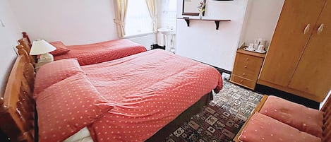 Free WiFi, bed sheets