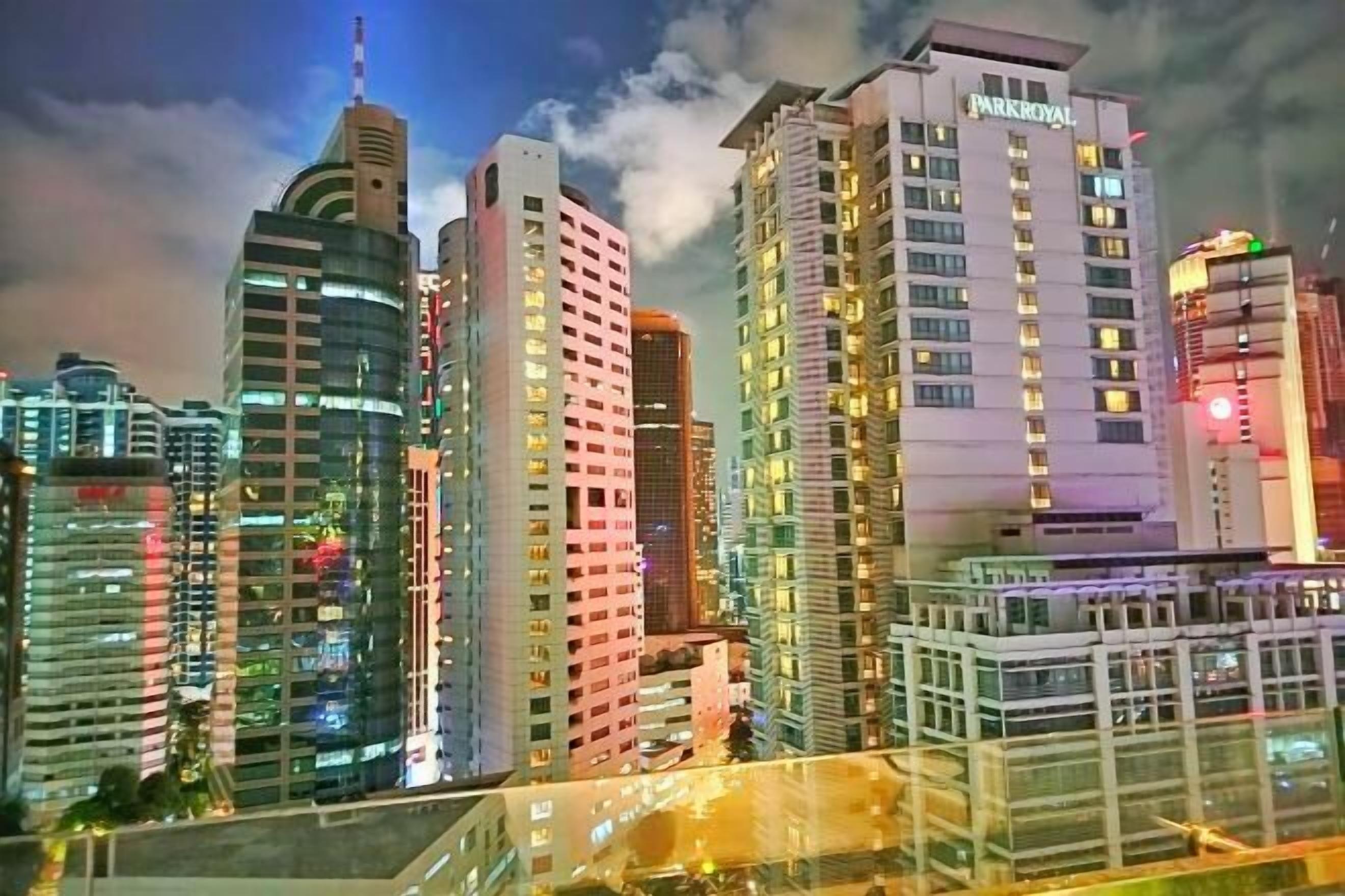 Blick von der Unterkunft