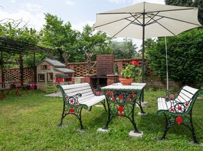 Outdoor dining - Apartments Mirjana IKA - One Bedroom Apartment With Balcony And Sea View (A2) (Ika)