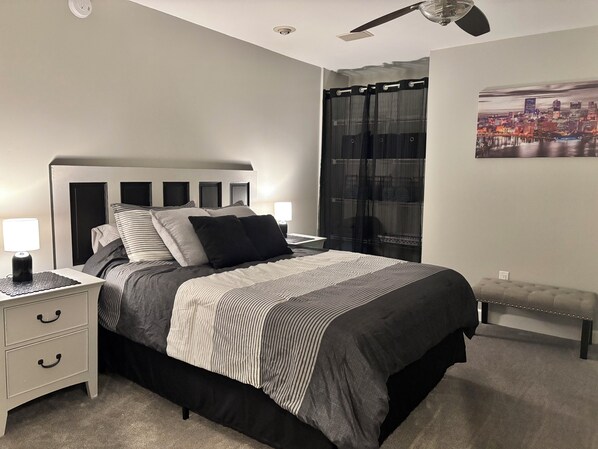 1 chambre, bureau, fer et planche à repasser, Wi-Fi gratuit