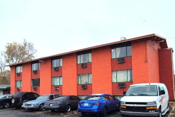 Façana frontal de l'allotjament