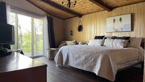 WiFi, bed sheets - Kayla | Tavata Chalets | chalet douillet (Saint-David-de-Falardeau)