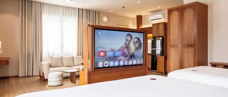 Premium-Apartment, Mehrere Betten, Balkon, Parkblick