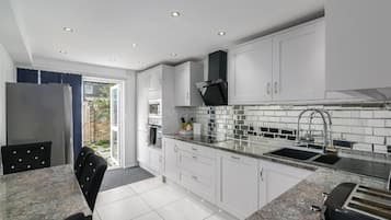 Microwave, oven, stovetop