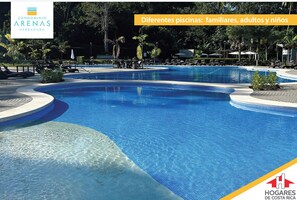 Pool - 3-bedroom condo in lovely Playa Herradura with AC, pools, and much more (Playa Herradura)