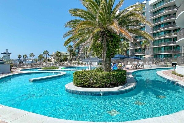 Indoor pool, a heated pool