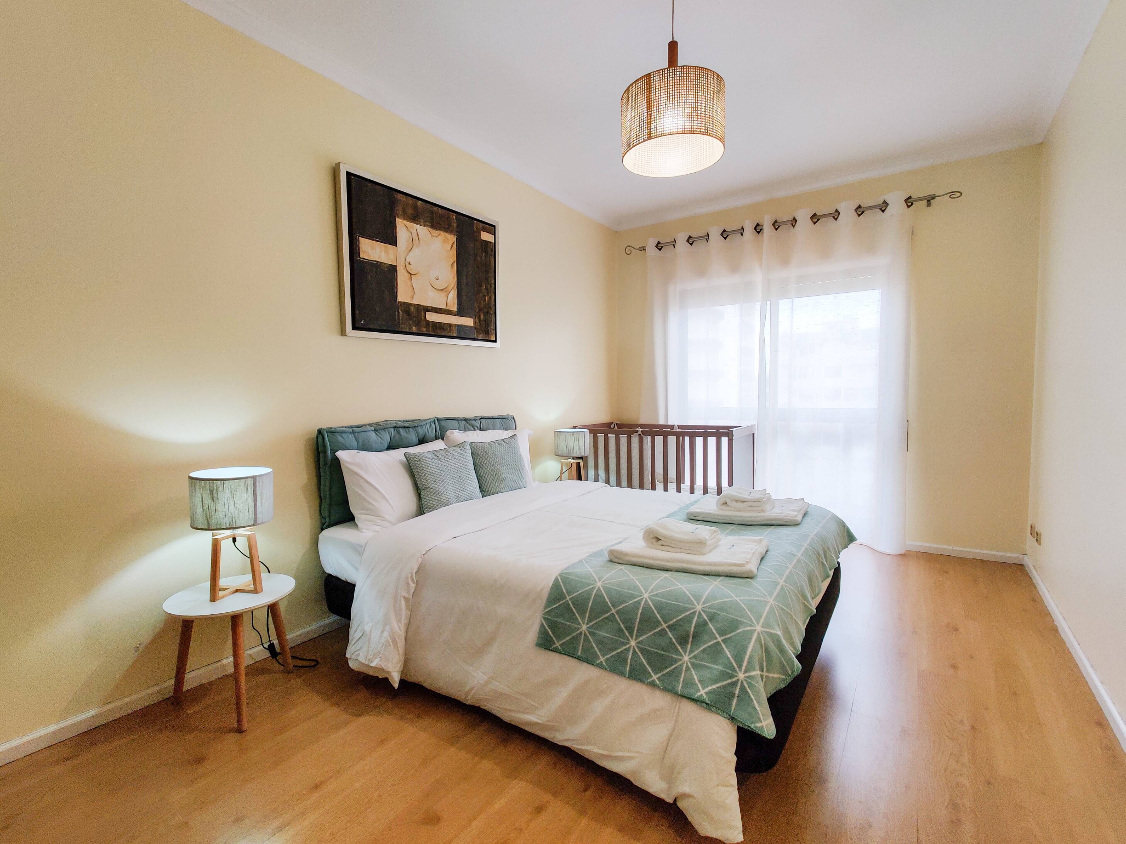 2 Schlafzimmer, Bügeleisen/Bügelbrett, Internetzugang, Bettwäsche