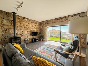 TV connectée, cheminée