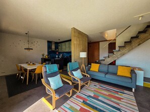 TV connectée, cheminée