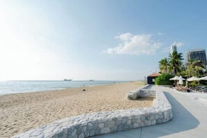 Private beach nearby