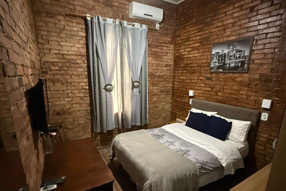 Double Room, Garden View | Desk, laptop workspace, free WiFi