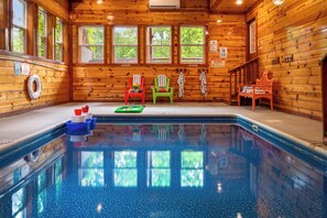 Indoor pool, a heated pool