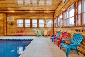 Indoor pool, a heated pool