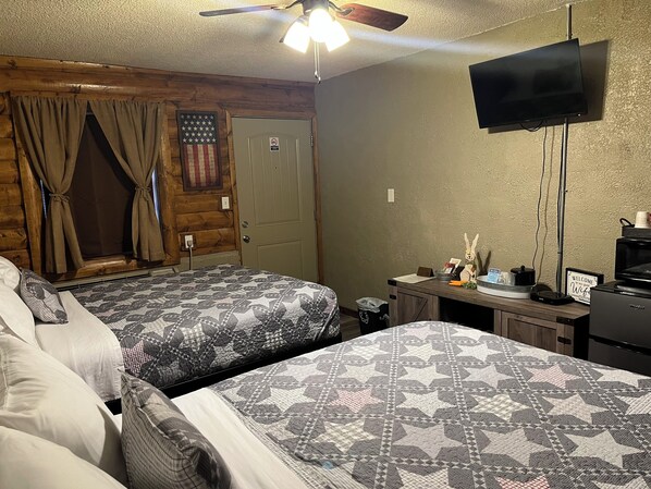 Chambre, 2 grands lits