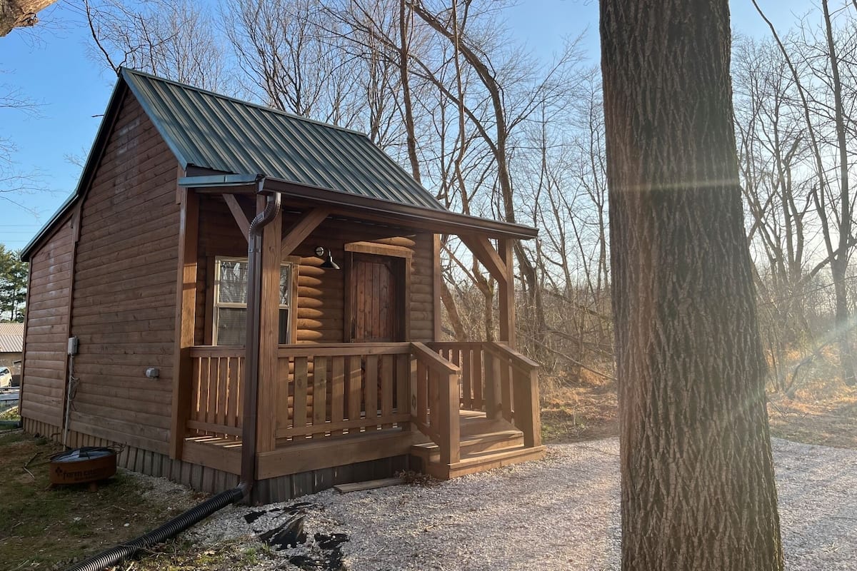 Cabane, 1 lit double | Wi-Fi gratuit, draps fournis