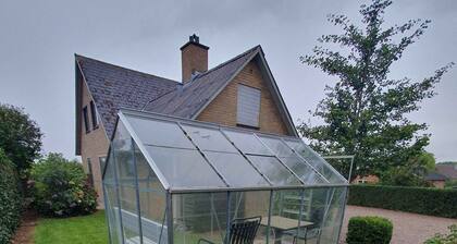 Lovely holiday home with views of fields.