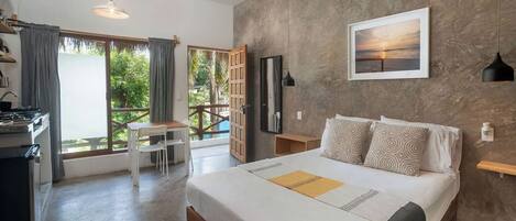 1 habitación, internet y ropa de cama