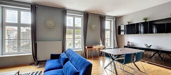 Apartment, high standard, view of the Cathedral and Temple Neuf, with parking lot