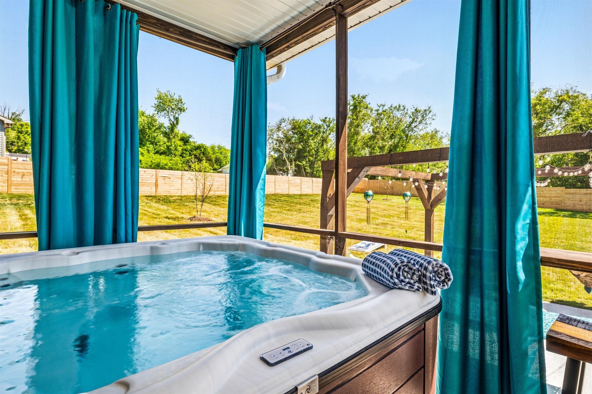 Bain à remous extérieur