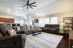 Smart TV, video games, table football, offices