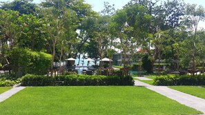 Condo, 1 Bedroom, Accessible, Smoking | Garden - Luxury Large One Bedroom Seaview Serviced Apartment at Wongamat, Pattaya (Pattaya)
