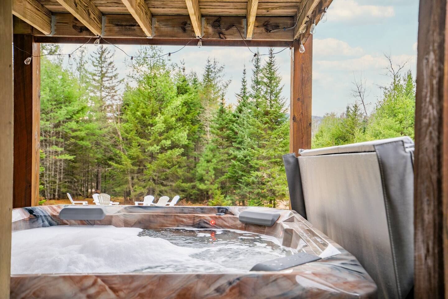 Bain à remous extérieur