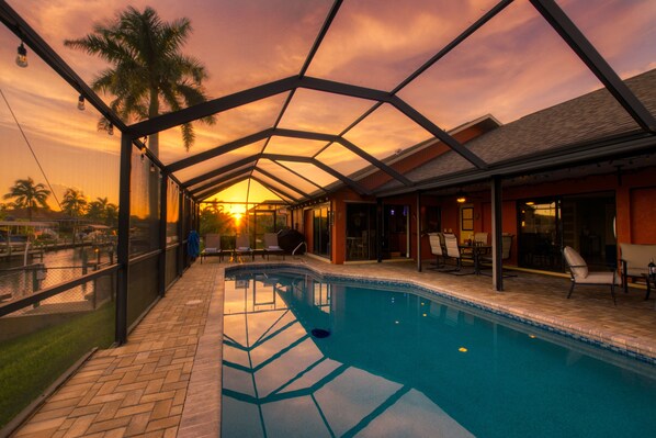 Una piscina climatizada