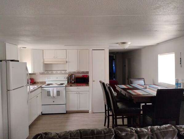 Microwave, oven, stovetop
