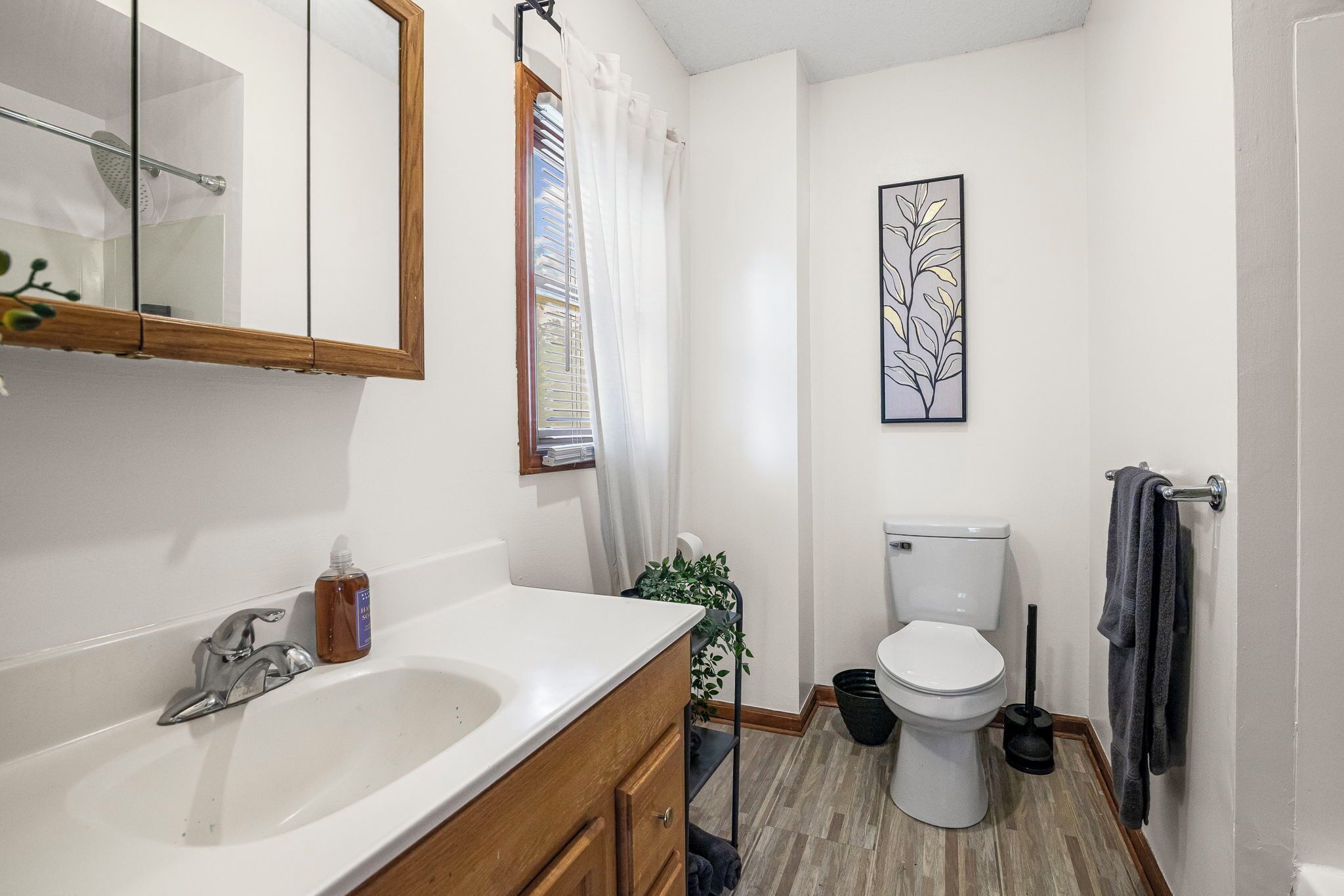 Asciugacapelli, asciugamani, sapone, shampoo