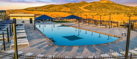 Una piscina climatizada
