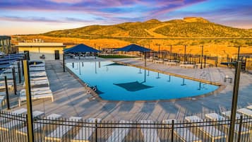 Una piscina riscaldata