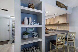 Private kitchen - Relax at Bay Bliss-Bay Views & Steps to Beach! (Bradenton Beach)