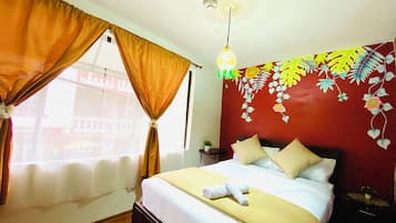 Habitación Confort, 1 cama Queen size, servicio de limpieza, vista a la montaña | Wifi gratis